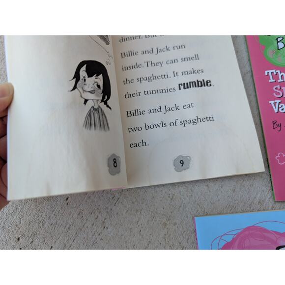 Billie B Brown Early Chapter Books Lot Usborne Paperpie Big Sister Spotty Vacat - Picture 4 of 5